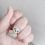 きゅんくまちゃんみずいろリング♡