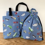 花様専用　働く車柄ハンドメイド3点