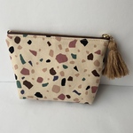 保温保冷ミニポーチ　terrazzo brown