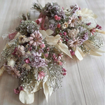 flower bouquet : " fraise " swag  フラワー スワッグ  ドライフラワーブーケ