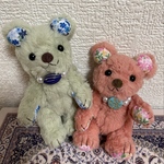 お客様ご予約品＊テディベアバッグチャーム＊2個セット