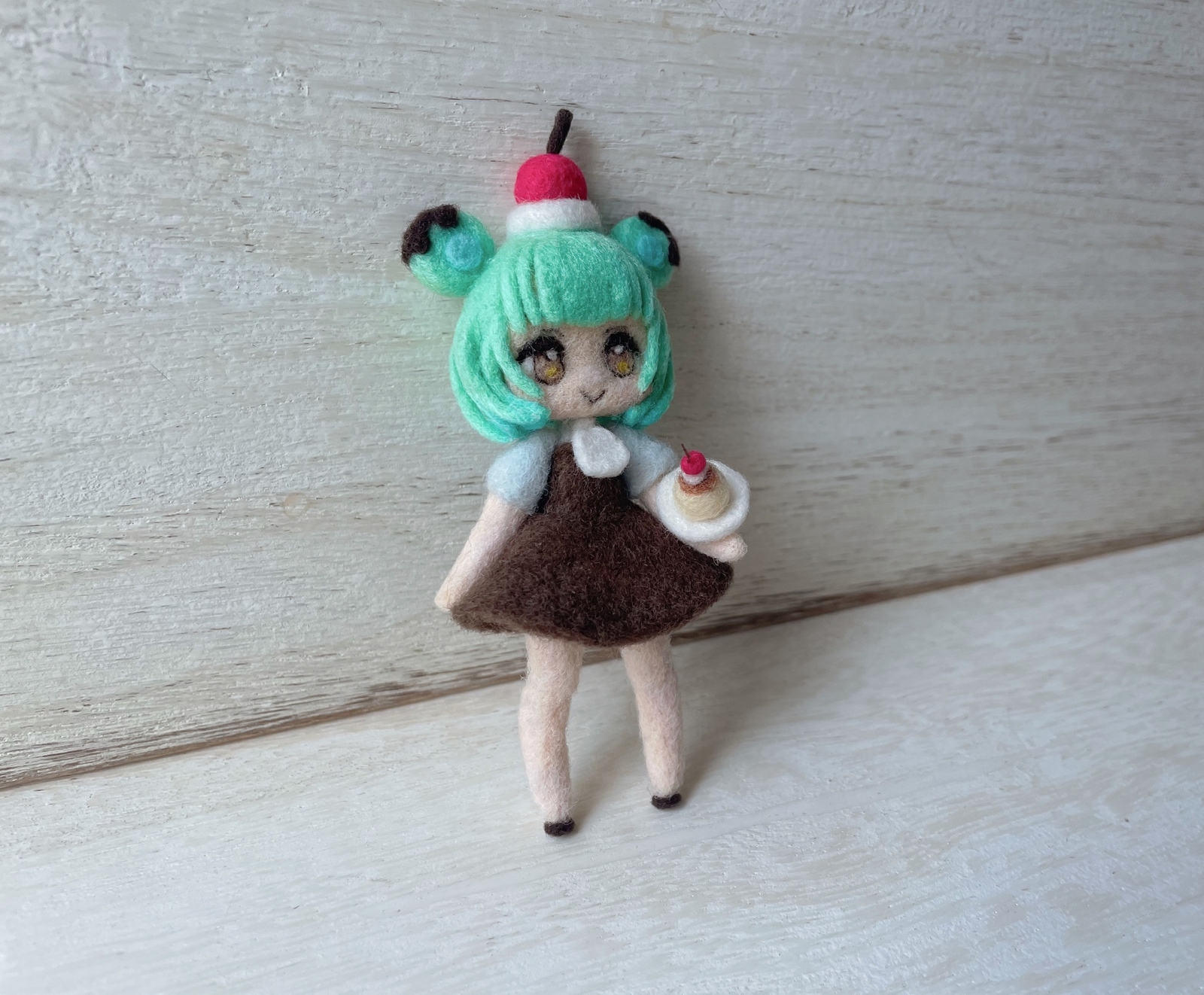 羊毛フェルト　お人形 羊毛フェルト人形 - 羊毛フェルト | minne 国内最大級の