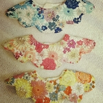 春待ち花のふわふわスタイ　ピンク