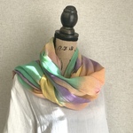 手染め 木綿シボショール　薄手