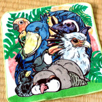 SALE￥900→￥500★花鳥園オールスター★ハンドタオル