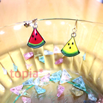スイカ ﾋﾟｱｽ/ｲﾔﾘﾝｸﾞ(ペア) *受注制作*