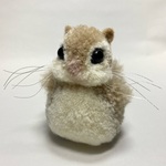 毛糸のエゾモモンガ(夏毛Ver.)