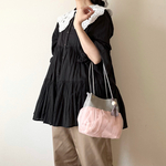  【受注生産】 斜めがけにも！2way organdie mini bag（Sakurapink）