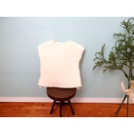 サイドリボンニットベスト【オフホワイト】