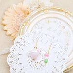 さくらラテ＆三色団子ピアス🌸