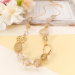 ✳︎クリアー✳︎アンティーク調のロングネックレス