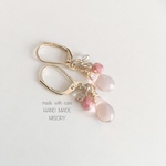 ちいさなSAKURAドロップピアス