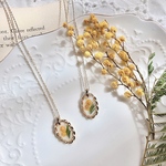 【💛ミモザ💚】ミモザのワンポイントネックレス ※限定4点※
