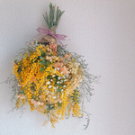 new♡ミモザのスワッグ⑥💐【送料込】