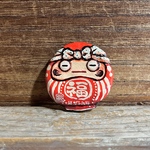 ブローチ「福だるま」