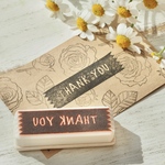 消しゴムはんこ♡マステ風THANK YOU♡