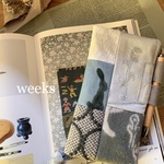 weeks ほぼ日手帳カバー ブックカバー ﻿﻿ミナペルホネン run run run