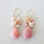 14KGF pinkopal pierce [kgf3975]