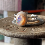 春を告げる月🌙✨カンテラオパールのリング🌈