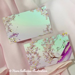 メッセージカード「桜」「梅の花」
