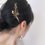 ヘッドピース、ヘアアクセサリーに✨　ユーカリディップアート