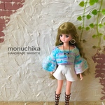 リカちゃんの服（フレア袖ニット）オプション有り