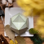 淡いピンク　優秀ストーン　カクカク　アロマストーン　アロマ　大理石 風