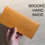 LOLOMA LEATHER SMART WALLET 【キャメルイエロー／受注製作】