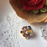 swarovski～プチジュエルブローチ