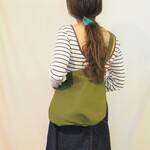 Anone『balloon mini』日本製リネン2way / カーキ