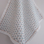 【tsumuguma様専用】刺し子の布巾（花亀甲）