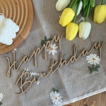 Happy Birthday レターバナー