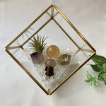 🌿天然石浄化セット🌿　キューブ金運アップ　　空間浄化