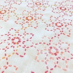 刺し子のふきん・花ぐるま