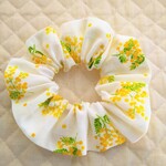 春色ミモザの子ども用シュシュ　送料無料