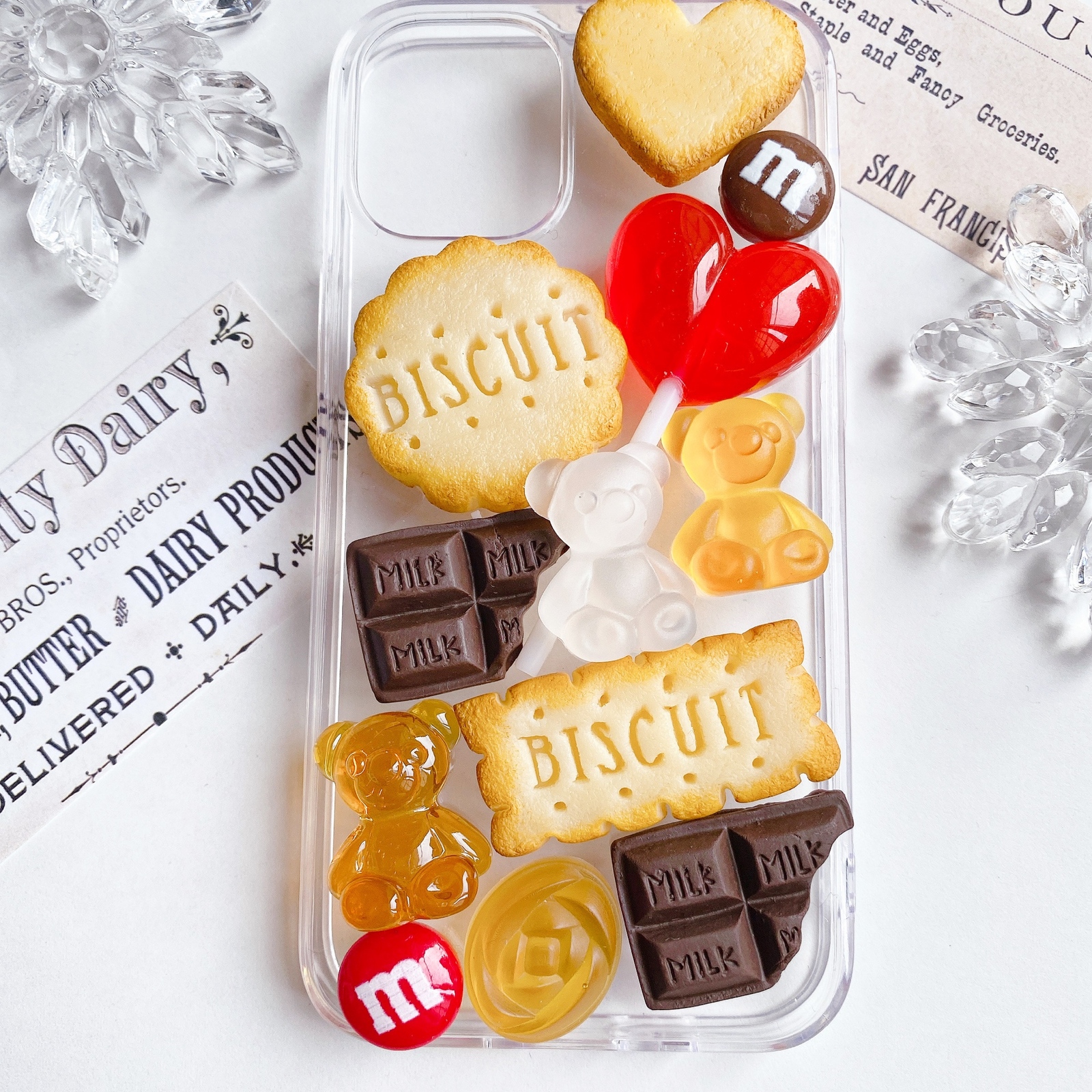 フェイクスイーツ iPhone ケース スマホ お菓子 レジン 食品サンプル