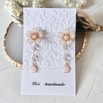 桜咲くピンクアメジスト2wayピアス（送料無料）