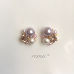 ビジューピアス＊vintage rose
