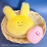 【🥚イースター🥚】むしパンくんぬいぐるみ【ふわふわうさたまごくん＆マグネットセット】