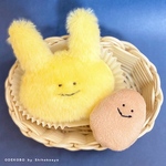 【🥚イースター🥚】むしパンくんぬいぐるみ【ふわふわうさたまごくん＆マグネットセット】