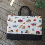 mai....様オーダー品　*レッスンバッグ＊はたらく車　大き目サイズ