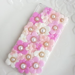 ye200501様XperiaZ4オーダー品♡おとぎの国のピンクversionお花の iPhoneケース