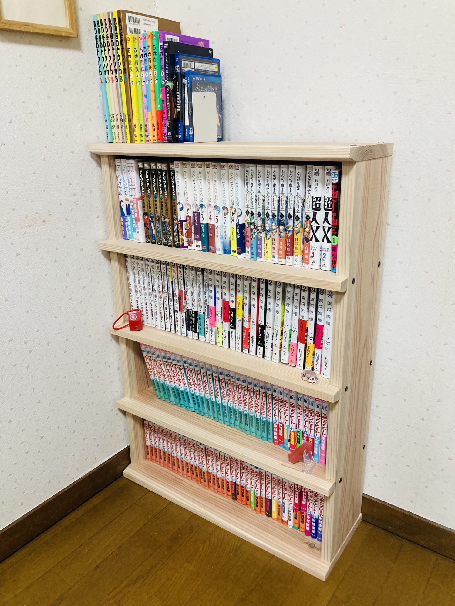 杉無垢板本棚 - CHISELWOOD'S GALLERY | minne byGMOペパボ 国内