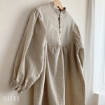 全34色／受注製作【クラシカルワンピース】 やさしいリネン フォーマル 90.100.110.120.130.140 お呼ばれ服 特別な日のワンピース 女の子 結婚式