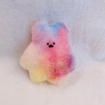 小さいマーブル柄宇宙人くんぬいぐるみ