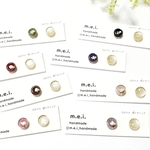再販×5♡うるつや✽アシンメトリーピアス／イヤリング