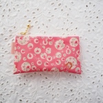 ★One side all skeleton mini pouch　LIBERTY 　ニーナアンドジョアンナ　1P　◆ホビーラホビーレ限定　ビスポーク柄　11×6.3cm
