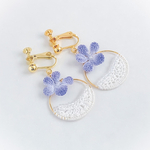 スミレのイヤリング/ピアス