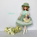 リカちゃん服　ブライス服　ミントの香りのする頃🌿