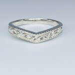 【silver925】ハワイアンジュエリー ハワジュ 透かし 唐草 シルバーリング シルバー925